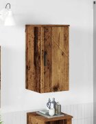 vidaXL Шкаф за баня Старо дърво 30 x 315 x 61 см