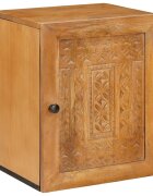 vidaXL Шкаф за баня Светло кафяво 38 x 33 x 48 см Инженерно дърво