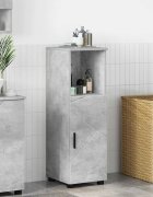 vidaXL Шкаф за баня Циментено сиво 30 x 35 x 95 см
