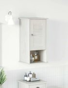 vidaXL Шкаф за баня VIGO Бяло и антикварно бяло 37 х 34 х 715 см