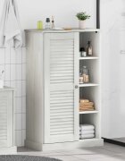 vidaXL Шкаф за баня VIGO Бяло и антикварно бяло 68 x 34 x 110 см