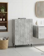 vidaXL Шкаф за баня ZWOLLE Бетонно сиво 595 x 31 x 795 см