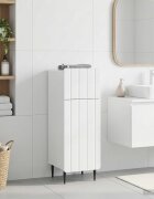 vidaXL Шкаф за баня ZWOLLE Бял гланц 30 x 31 x 795 см