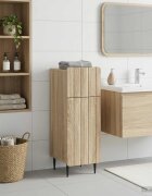 vidaXL Шкаф за баня ZWOLLE Дъб сонома 30 x 31 x 795 см