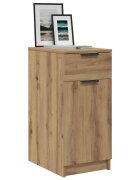 vidaXL Шкаф за бюро дъб артизан 33x50x75 см инженерна дървесина