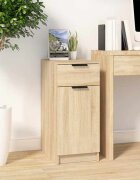 vidaXL Шкаф за бюро Дъб сонома 335x50x75 см инженерно дърво