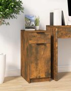 vidaXL Шкаф за бюро опушен дъб 335x50x75 см инженерно дърво