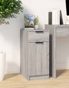 vidaXL Шкаф за бюро сив сонома 335x50x75 см инженерно дърво
