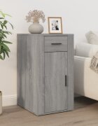 vidaXL Шкаф за бюро сив сонома 40x49x75 см инженерно дърво