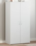 vidaXL Шкаф за документи бял 60x32x115 см инженерно дърво