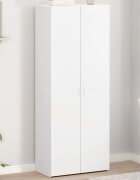 vidaXL Шкаф за документи бял 60x32x153 см инженерно дърво