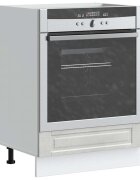 vidaXL Шкаф за фурна Porto бетонно сив инженерно дърво