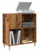 vidaXL Шкаф за грамофонни плочи 845x38x89 см инженерно дърво