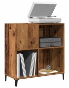 vidaXL Шкаф за грамофонни плочи 845x38x89 см инженерно дърво