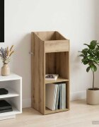 vidaXL Шкаф за грамофонни плочи Дъб артизан 36 x 36 x 955 см