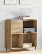 vidaXL Шкаф за грамофонни плочи дъб артизан 85 x 38 x 89 см