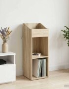 vidaXL Шкаф за грамофонни плочи Дъб сонома 36 x 36 x 955 см