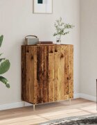 vidaXL Шкаф за хранене Old Wood 695x34x90 cm Инженерна дървесина