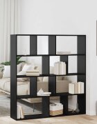 vidaXL Шкаф за книги 12 нива 132 x 29 x 1415 см Инженерна дървесина