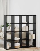 vidaXL Шкаф за книги 16 нива 1375 x 29 x 1375 см Инженерна дървесина