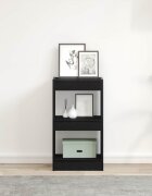 vidaXL Шкаф за книги 2 нива 40 x 30 x 715 см Инженерна дървесина