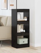vidaXL Шкаф за книги 3 нива 37 x 30 x 103 см Инженерна дървесина