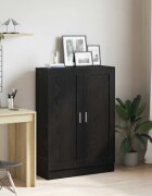 vidaXL Шкаф за книги 3 нива 825 x 305 x 115 см Инженерна дървесина