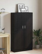 vidaXL Шкаф за книги 3 нива 825 x 305 x 150 см Инженерна дървесина