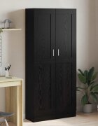 vidaXL Шкаф за книги 3 нива 825 x 305 x 185 см Инженерна дървесина