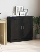 vidaXL Шкаф за книги 3 нива 825 x 305 x 80 см Инженерна дървесина