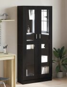 vidaXL Шкаф за книги 4 нива 825 x 305 x 185 см Инженерна дървесина