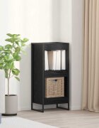vidaXL Шкаф за книги 40 x 30 x 865 см Инженерна дървесина Черния дъб
