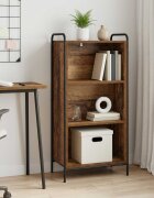vidaXL Шкаф за книги 555 x 33 x 174 см Инженерна дървесина