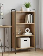vidaXL Шкаф за книги 555 x 33 x 174 см Инженерна дървесина