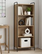 vidaXL Шкаф за книги 555 x 33 x 174 см Инженерна дървесина