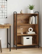 vidaXL Шкаф за книги 555 x 33 x 174 см Инженерна дървесина