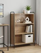 vidaXL Шкаф за книги 555 x 33 x 174 см Инженерна дървесина