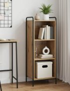 vidaXL Шкаф за книги 555 x 33 x 174 см Инженерна дървесина