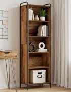 vidaXL Шкаф за книги 555 x 33 x 174 см Инженерна дървесина