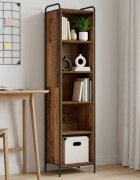 vidaXL Шкаф за книги 555 x 33 x 174 см Инженерна дървесина