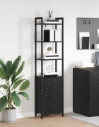 vidaXL Шкаф за книги 6 нива 40 x 24 x 161 см Инженерна дървесина