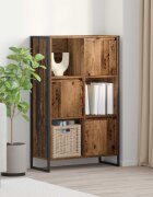 vidaXL Шкаф за книги 68 x 30 x 108.5 см Инженерна дървесина