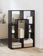 vidaXL Шкаф за книги 7 нива 63 x 20 x 90 см Инженерна дървесина