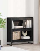 vidaXL Шкаф за книги 80 x 30 x 865 см Инженерна дървесина Черния дъб