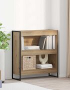 vidaXL Шкаф за книги 80 x 30 x 865 см Инженерна дървесина Дъб Артизан