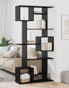 vidaXL Шкаф за книги 9 нива 92 x 29 x 188 см Инженерна дървесина