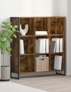 vidaXL Шкаф за книги 99.5 x 30 x 108.5 см Инженерна дървесина