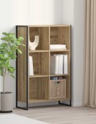 vidaXL Шкаф за книги 99.5 x 30 x 108.5 см Инженерна дървесина