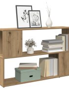 vidaXL Шкаф за книги Artisan Oak 100x24x63 cm Инженерна дървесина