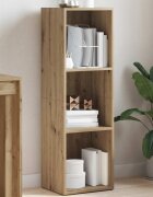 vidaXL Шкаф за книги Artisan Oak 36x30x114 cm Инженерна дървесина